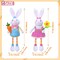 2pcs Easter Gnomes Decorations,Easter Bunny Gnomes Plush for The Home,Rabbit Gnomes Stuffed Doll Gifts for Tiered Tray Party Decor Home Table Decorations